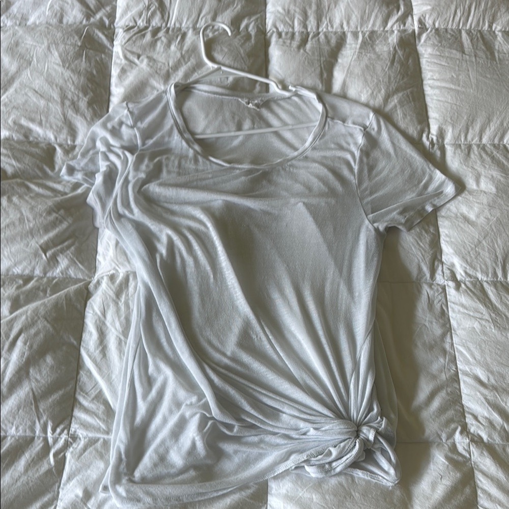 Caslon White Crew Neck Short Sleeve Tee